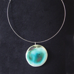 element wasser porzellananhänger