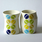 Becher Porzellan Siebdruck