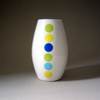 Vase Porzellan Siebdruck